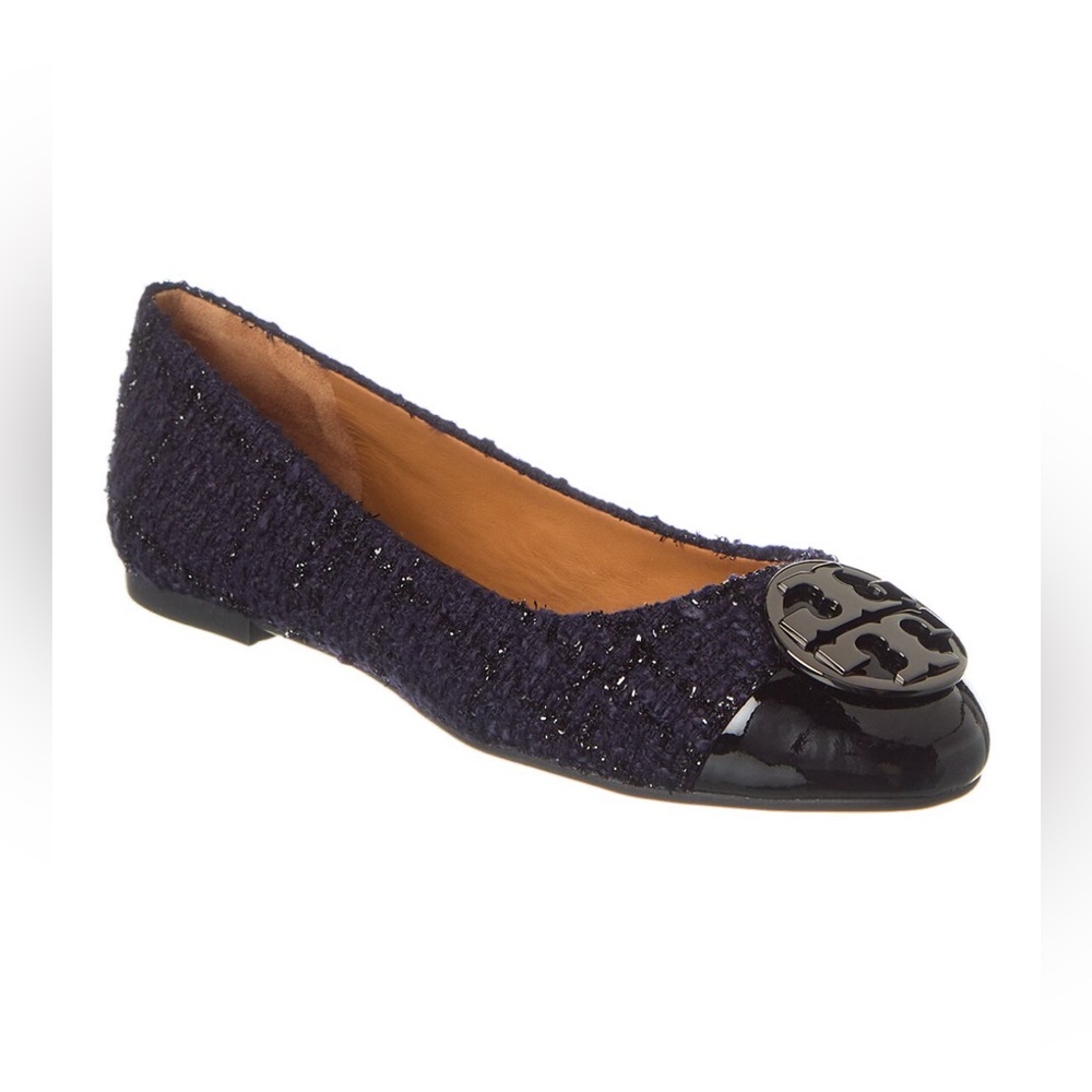 Offers Welcome!! NWT Tory Burch Chelsea Cap-Toe Ballet Flat - Willa Tweed
